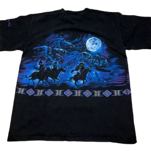 Habitat Vintage Eagles Horses Graphic tee size Large - Picture 5 of 5